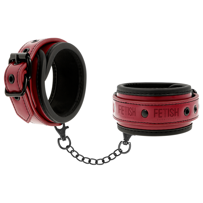 FETISH SUBMISSIVE DARK ROOM - ESPOSAS CUERO VEGANO CON FORRO DE NEOPRENO - BDSM & BONDAGE - El Arte del Placer