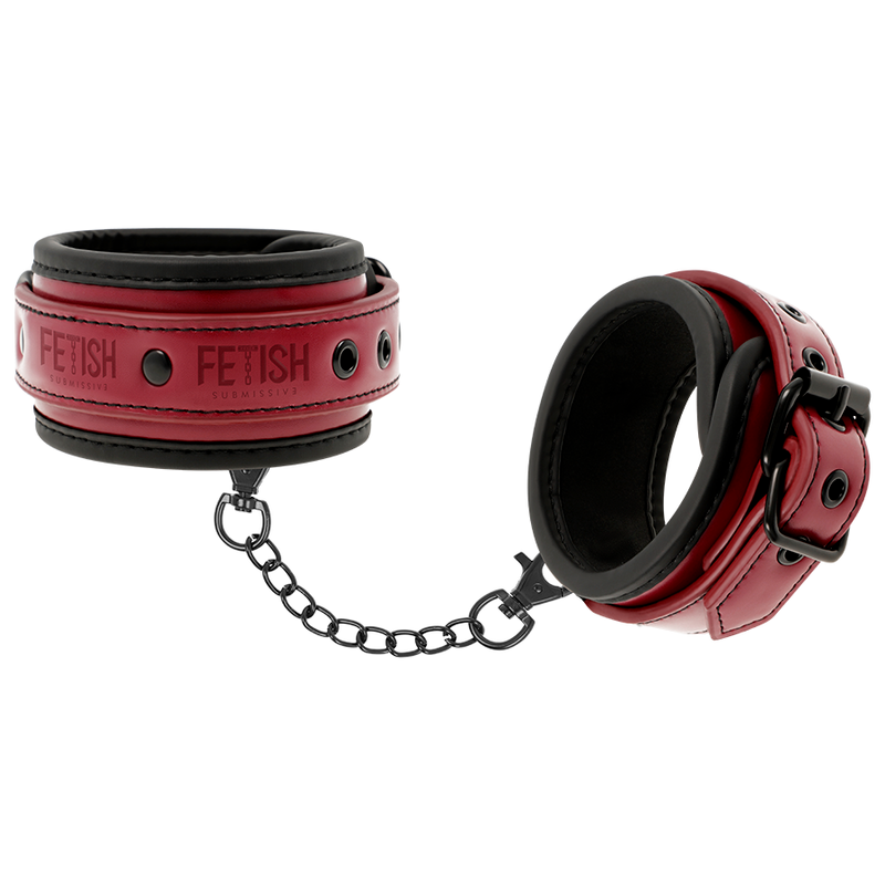 FETISH SUBMISSIVE DARK ROOM - ESPOSAS TOBILLOS CUERO VEGANO CON FORRO DE NEOPRENO - BDSM & BONDAGE - El Arte del Pl…