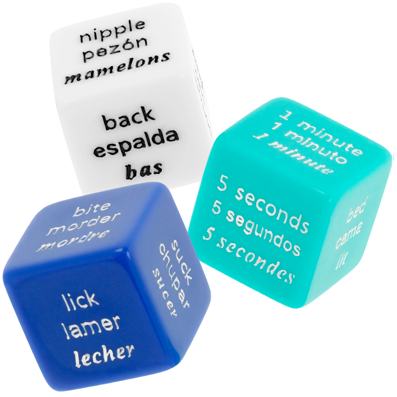 WATERFEEL - JUEGO DE DADOS ERÓTICOS ES/FR/EN - Juego de Dados - El Arte del Placer
