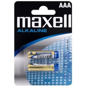 MAXELL - PILA ALCALINA AAA LR03 BLISTER*2 - ARTÍCULOS VARIOS - El Arte del Placer
