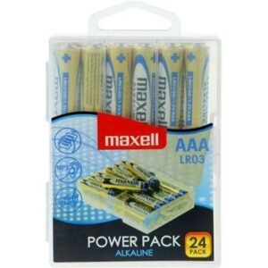 MAXELL - PILA ALCALINA AAA LR03 PACK*24 PILAS - ARTÍCULOS VARIOS - El Arte del Placer