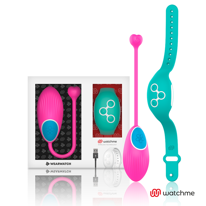 WEARWATCH – HUEVO CONTROL REMOTO TECHNOLOGY WATCHME / AGUA MARINA - JUGUETES BIENESTAR - El Arte del Placer
