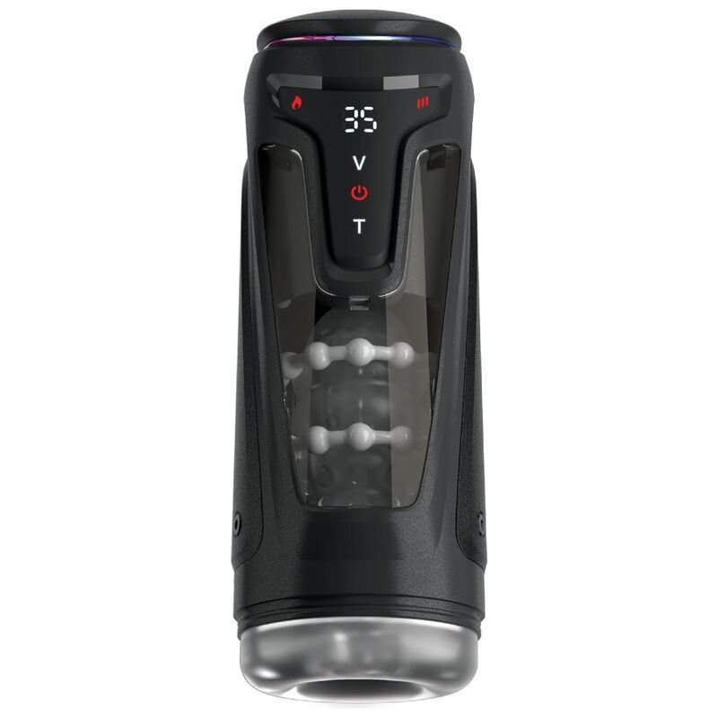 PDX ELITE - MASTURBADOR AUTOMÁTICO MOTO-BATOR PRO THRUSTING STROKER VIBRADOR Y CALOR 26.5 CM