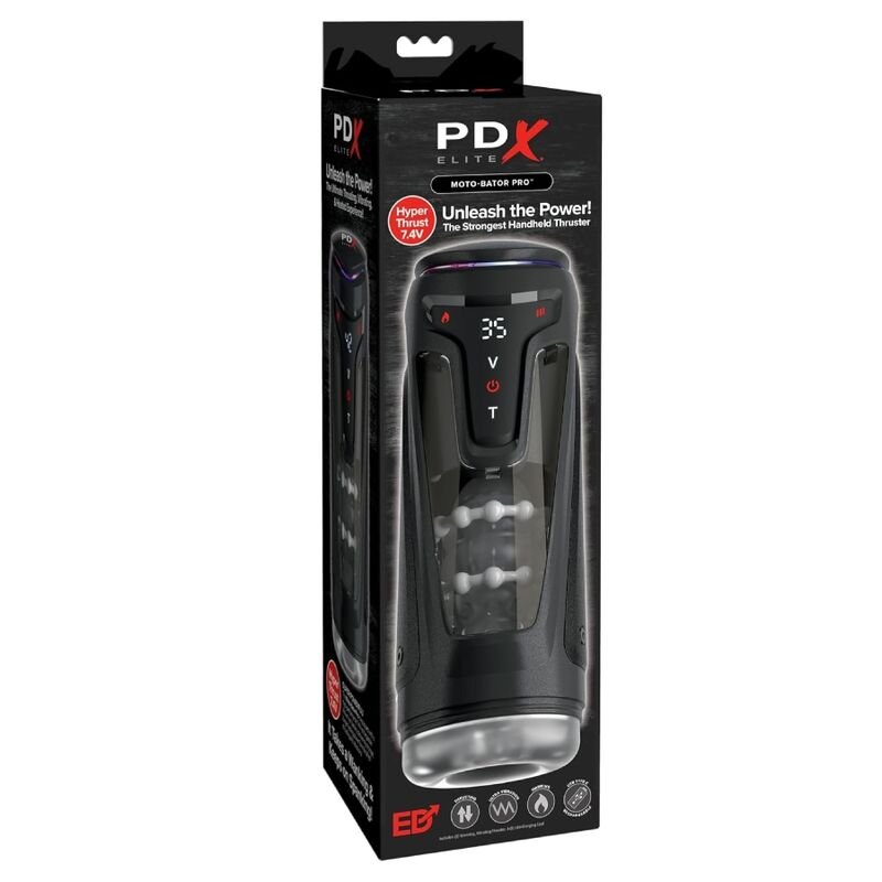 PDX ELITE - MASTURBADOR AUTOMÁTICO MOTO-BATOR PRO THRUSTING STROKER VIBRADOR Y CALOR 26.5 CM - Imagen 6