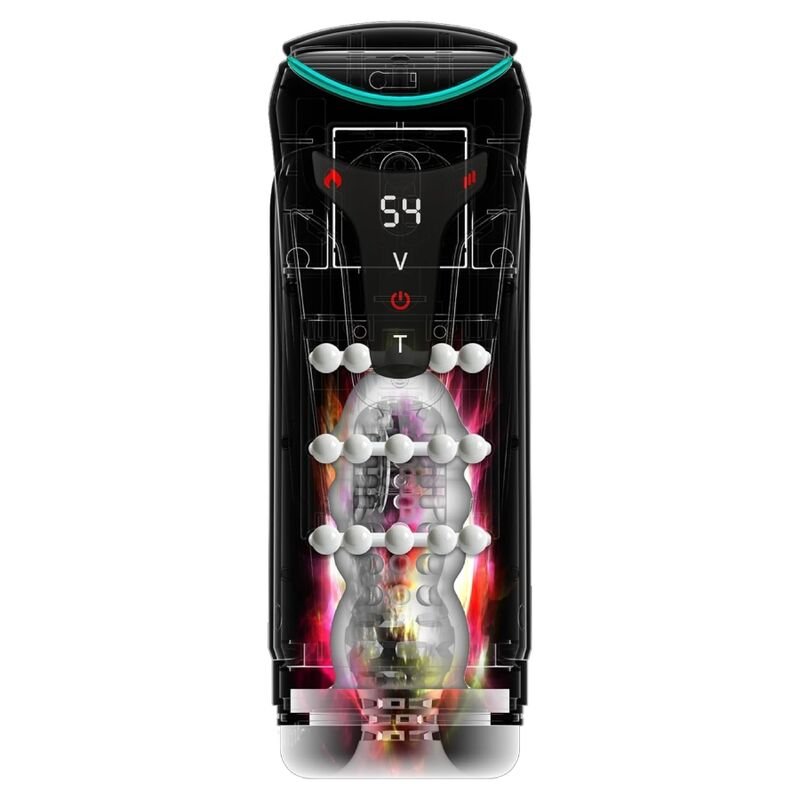 PDX ELITE - MASTURBADOR AUTOMÁTICO MOTO-BATOR PRO THRUSTING STROKER VIBRADOR Y CALOR 26.5 CM - Imagen 5