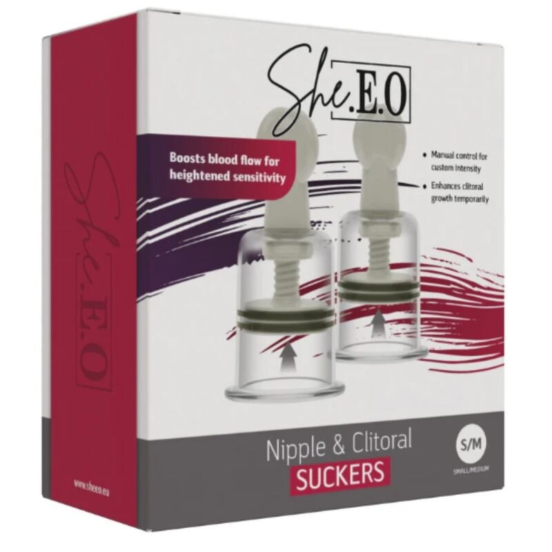 SHE.E.O - SUCCIONADORES PARA PEZONES Y CLÍTORIS S/M - Imagen 5