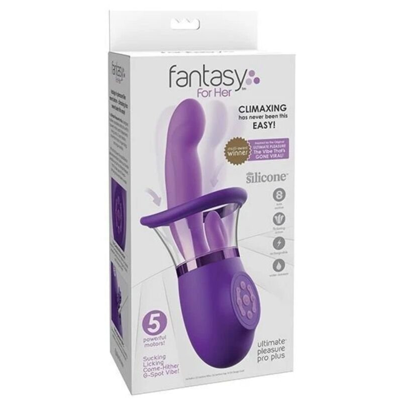 FANTASY FOR HER - VIBRADOR RABBIT ULTIMATE PLEASURE PRO PLUS MORADO - Imagen 5