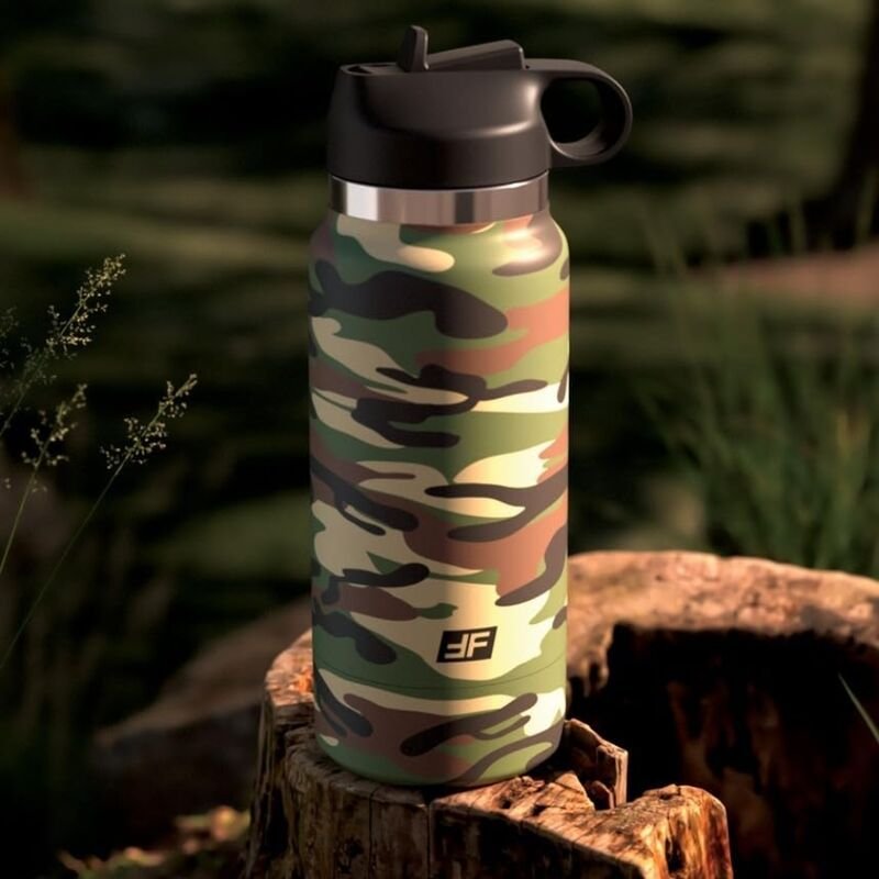 PDX PLUS - MASTURBADOR DISCRETO FAP FLASK HAPPY CAMPER CAMUFLAJE - Imagen 6